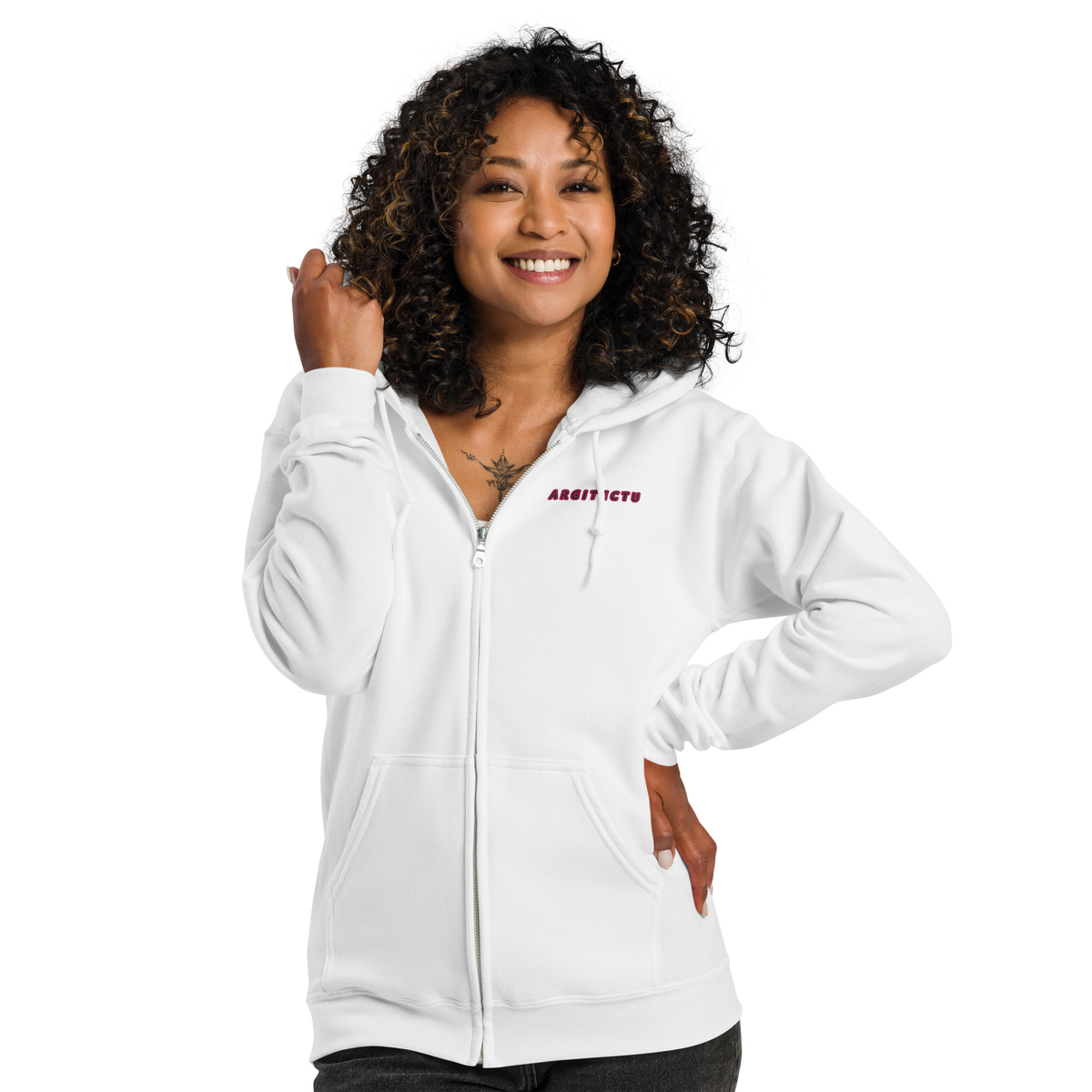 Unisex heavy blend Argiu zip hoodie